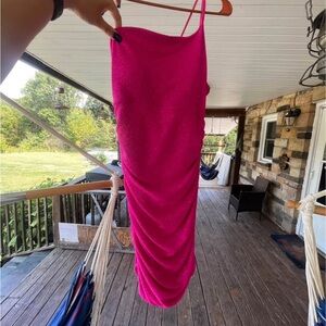 Emerald Sundae Hot Pink Dress Homecoming